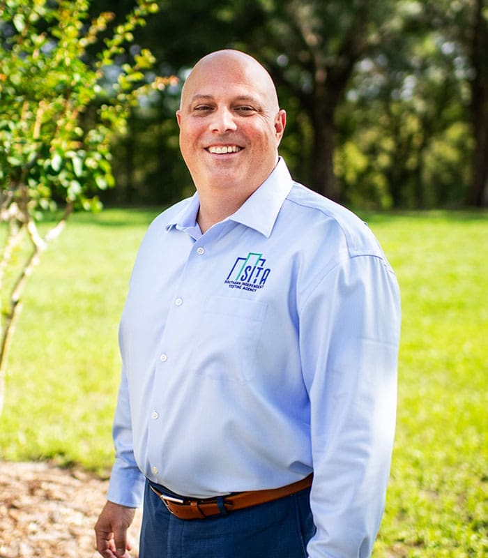brian-kaupp-president-of-sita A picture of Brian C. Kaupp , the President of SITA wearing his SITA branded shirt, and smiling on a sunny day