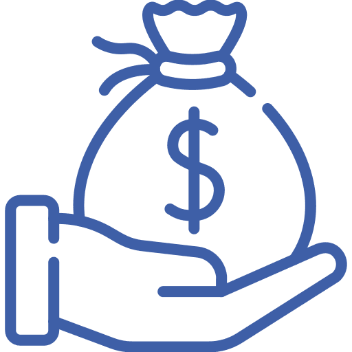 hand-holding-money-bag-dollar-icon-sita. Hand holding a money bag with dollar sign icon